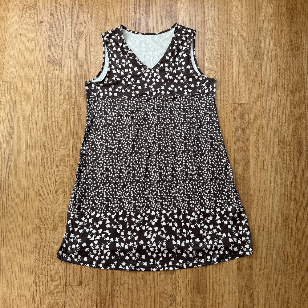 NWT SHEIN Brown A-Line Swing Dress